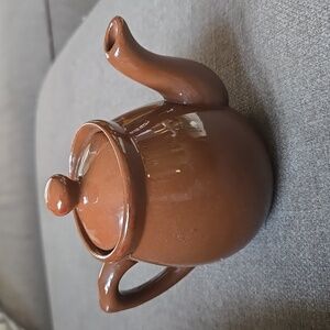 MCM VINTAGE SINGLE TEA POT 1960S TERRA COTTA PERFECT CONDITION
